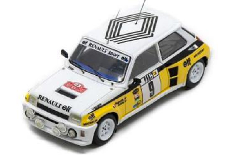 限定お買い得商品 スパーク 予約] 1/43 1983 モンテカルロラリー ターボ 5 ルノー ミニカー