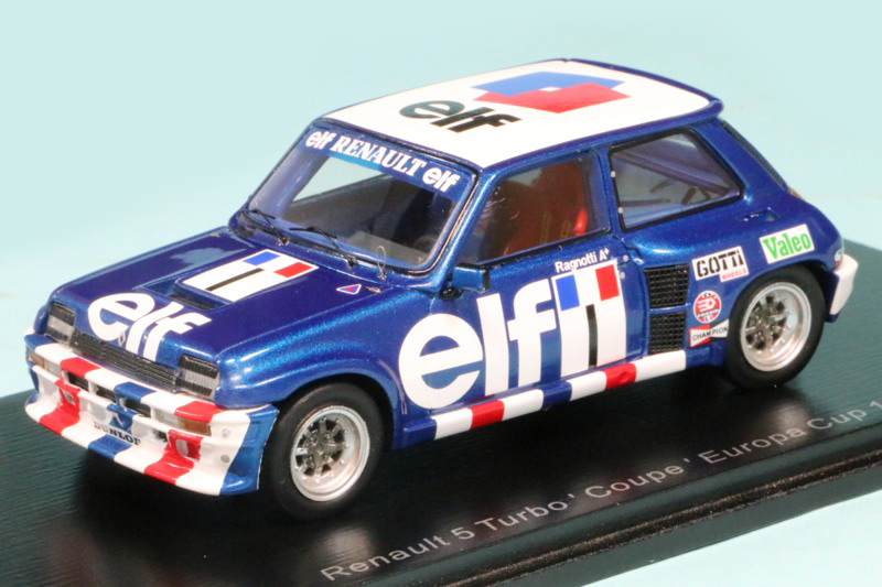 spark、スパーク1/43　ルノー５ターボ スパーク 1/43 ルノー 5 ターボ ユーロカップ 1981 No.1 S6151