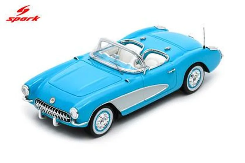 [予約] スパーク1/43 シボレー コルベット C1 V8 1956 (ストリートブルー)　S6741