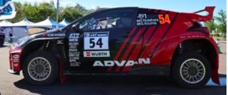 予約] スパーク 1/43 トヨタ GR ヤリス ラリー2 北海道ラリー No.54 S6876