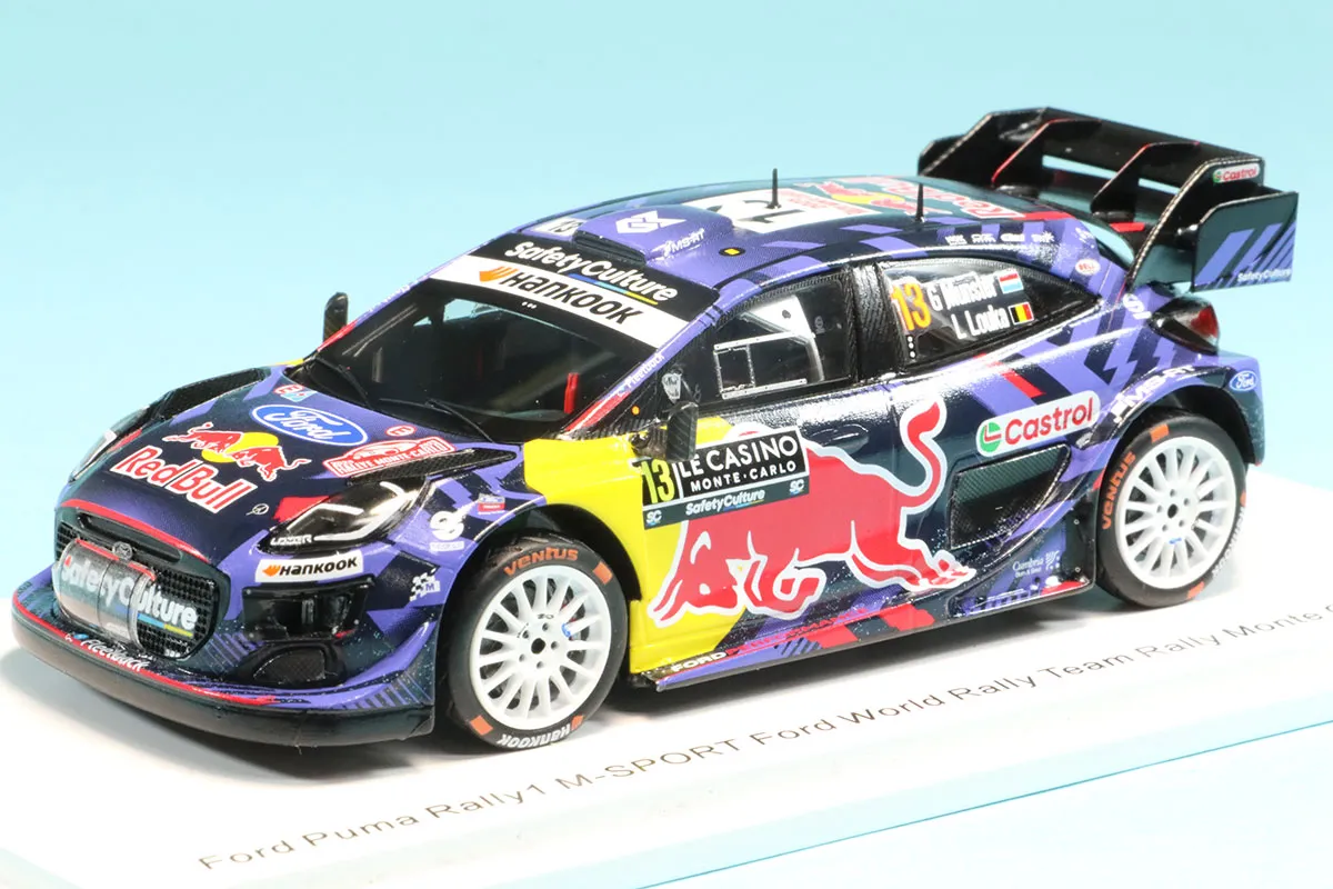 スパーク 1/43 フォード プーマ ラリー1 モンテカルロラリー 2025 No.13 G.ムンスター　S6894