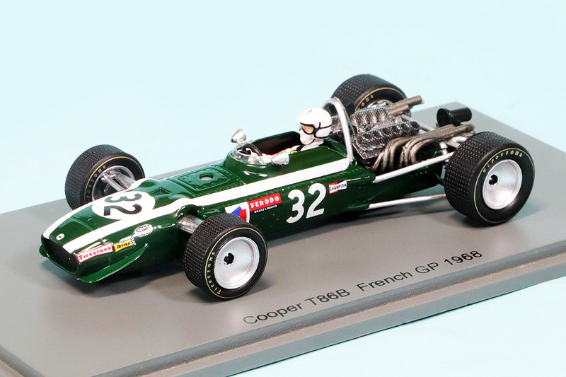 スパーク 1/43 クーパー T86B フランスGP 1968 J.S.ギャバン　S6985
