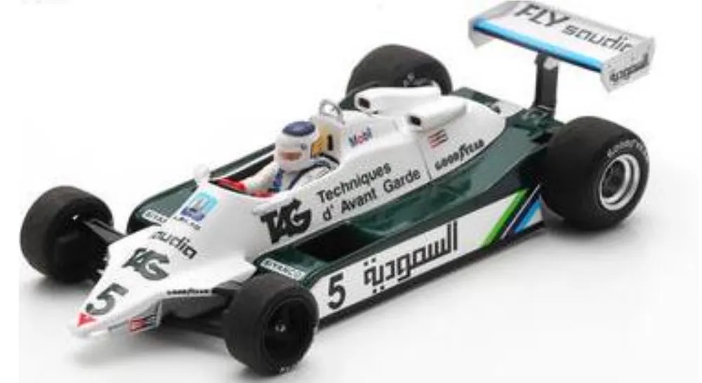 [予約] スパーク 1/43 ウィリアムズ FW07C No.5 TAG ウィリアムズ-フォード 2位 南アフリカGP 1982 カルロス・ロイテマン　S6997