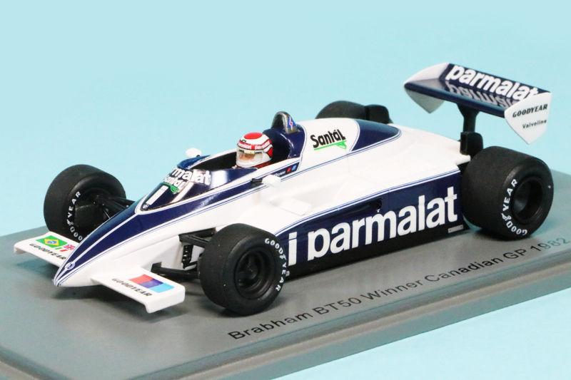 スパーク 1/43 ブラバム BT50 カナダGP 1982 Winner N.ピケ　S7116