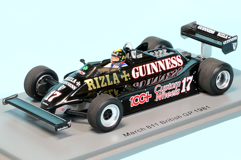 スパーク 1/43 マーチ 811 イギリスGP 1981 D.デイリー　S7171