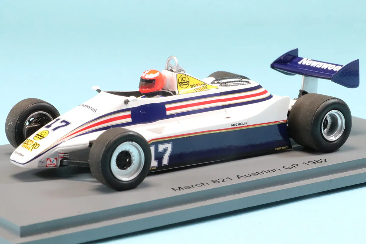 スパーク 1/43 マーチ 821 No.17 オーストリアGP 1982 ルパート・キーガン　S7177