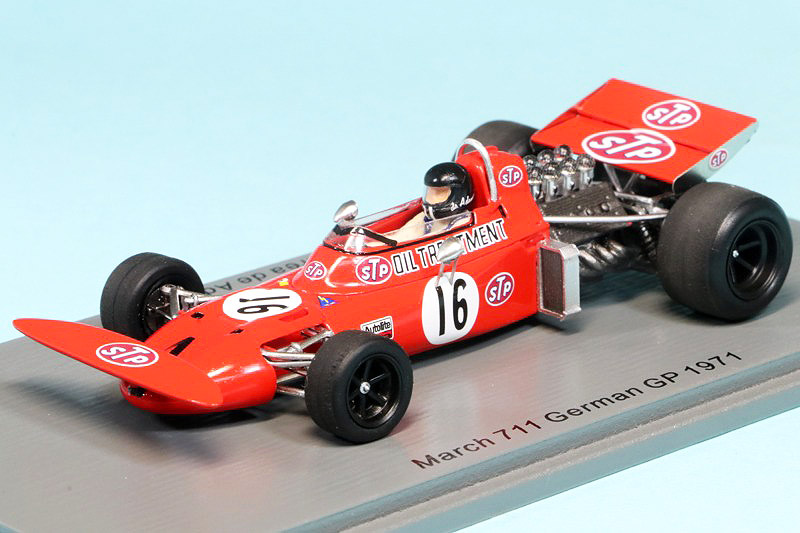 スパーク 1/43 マーチ 711 ドイツGP 1971 A.d.アダミッチ　S7261