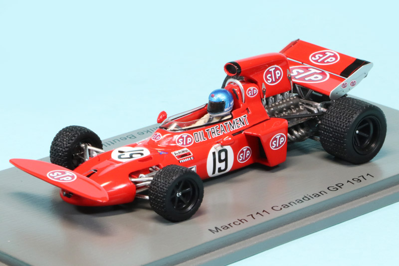 スパーク 1/43 マーチ 711 カナダGP 1971 M.ボイトラー　S7262