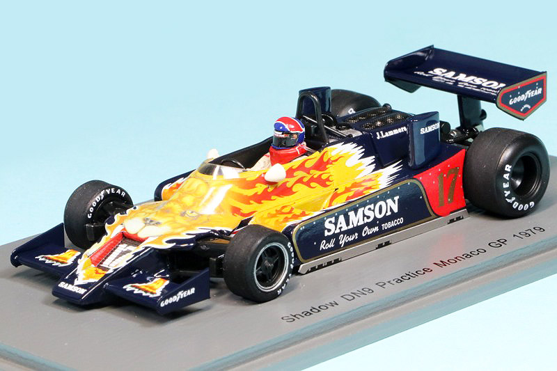 スパーク 1/43 シャドウ DN9 モナコGP 1979 プラクティス J.ラマース S7373