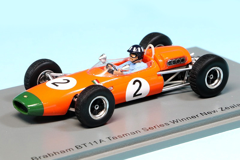 スパーク 1/43 ブラバム BT11A タスマンシリーズ　ニュージーランドGP 1965 Winner G.ヒル　S7432