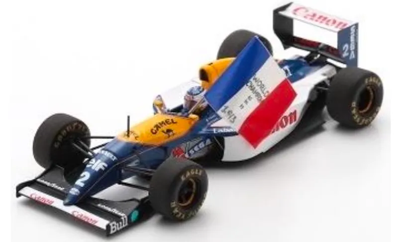 【美品】1/18 1993 ウィリアムズ・ルノー FW15C 2 A.プロスト スパーク】 1/18 ウィリアムズ FW15C No.2 Winner British GP