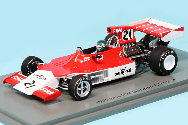 スパーク 1/43 ウィリアムズ FW ドイツGP 1974 J.ラフィー　S7579