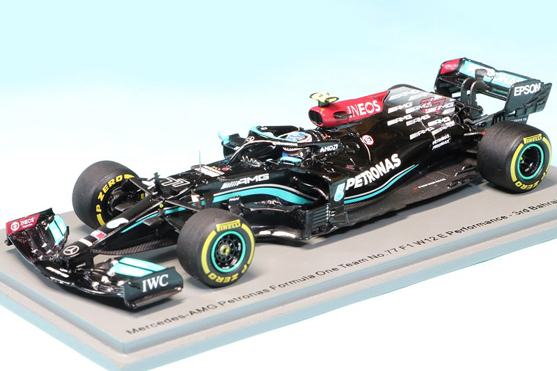 スパーク 1/43 メルセデス AMG ペトロナス W12 バーレーンGP 2021 3rd V.ボッタス　S7661