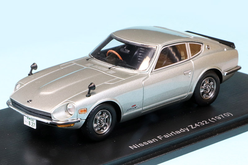 スパーク 1/43 ニッサン フェアレディ Z432 1970 シルバー　S7750
