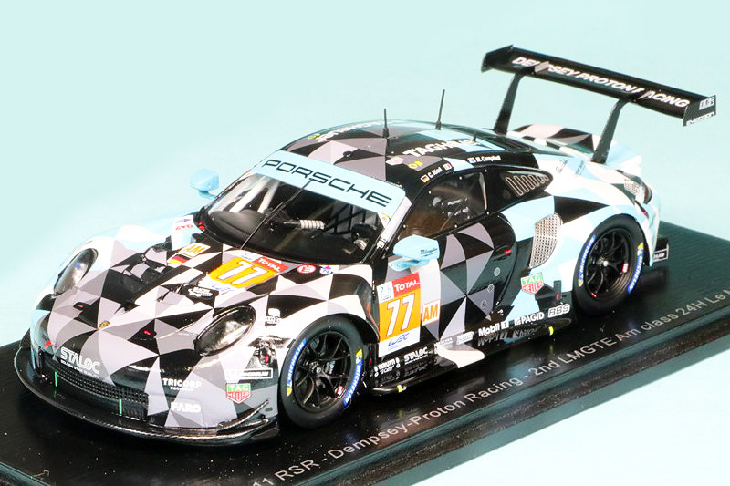 スパーク 1/43 ポルシェ 911 RSR "Dempsey-Proton" ルマン 24h 2020 LMGTE Amクラス 2nd No.77　S7989