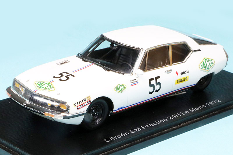 スパーク 1/43 シトロエン SM ルマン 24h 1972 プラクティス No.55　S7999