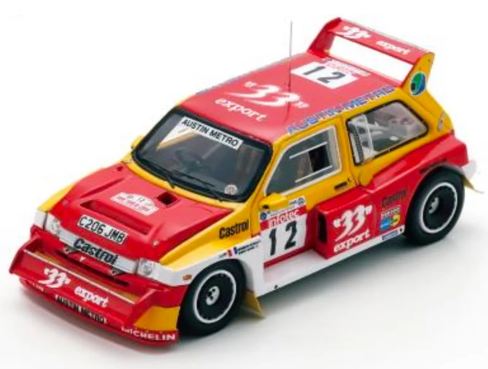 [予約] スパーク 1/43 MG メトロ 6R4 No.12 ツール・ド・コルス 1986 D. オリオール - B. オチェリ　S8163