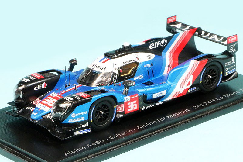 スパーク1/43アルピーヌA480 Gibson24H 2021 ルマン 再生産] スパーク 1/43 アルピーヌ A480 ギブソン ルマン 24h 2021 3rd