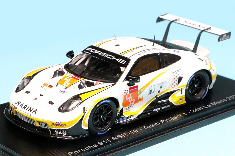 安い割引 ホビー 模型車 バイク レーシングカー スパークポルシェチームプロジェクトクラスspark 164 porsche 911 rsr 56  team project winner 24h lmgte am class 19 y142