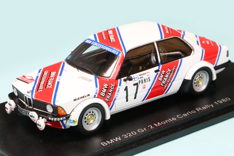 スパーク 1/43 BMW 320 Gr.2 モンテカルロラリー 1980 No.17　S8400