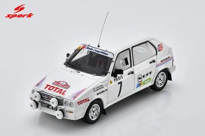 [予約] スパーク 1/43 シトロエン ヴィザ 1000ピステ No.7 8位 モンテカルロ・ラリー 1985 J-C.アンドリュエ - A.プーヴェルニュ　S8906