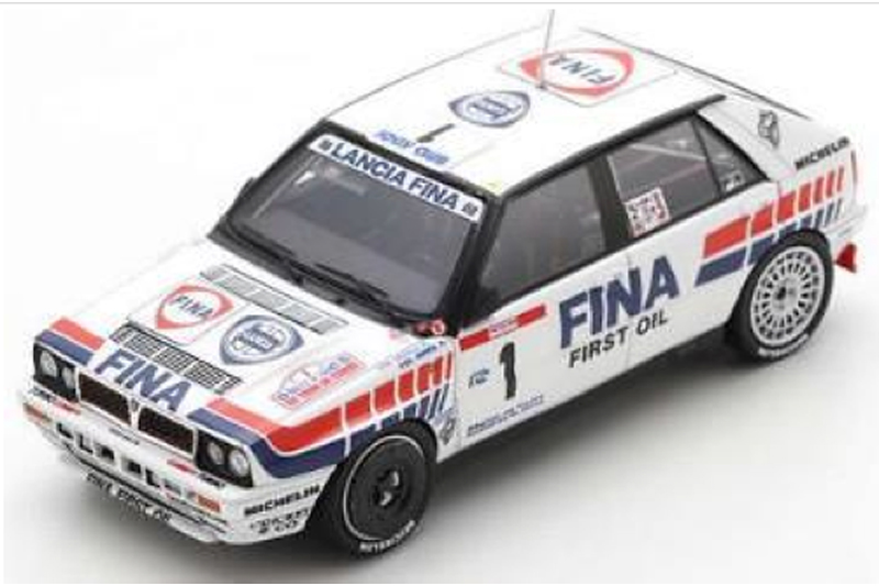 スパーク 1/43 ランチア デルタ HF インテグラーレ 16V ツール ド コルス フランスラリー 1991 2nd No.1　S9009