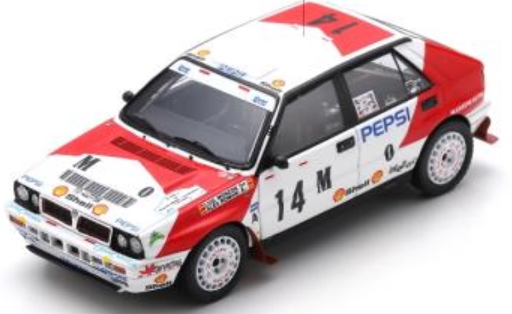 スパーク 1/43 ランチア デルタ インテグラーレ 16V カラルニア ラリー 1991 No.14　S9012