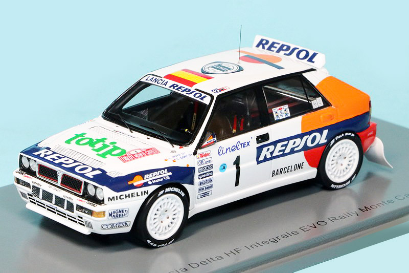 スパーク 1/43 ランチア デルタ HF インテグラーレ Evo モンテカルロラリー 1993 No.1　S9024