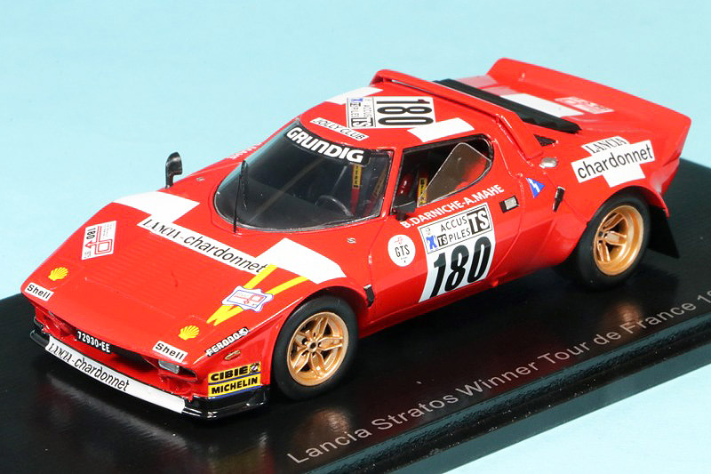 スパーク 1/43 ランチア ストラトス HF TDF 1975 Winner No.180　S9081