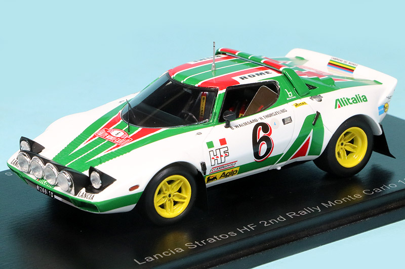 スパーク 1/43 ランチア ストラトス HF モンテカルロラリー 1976 2nd No.6　S9083