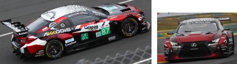 [予約] スパーク 1/43 レクサス RC F LMGT3 No.87_AKKODIS ASP TEAM ルマン 2025 P. Umbrarescu -_J. Lopez - C. Schmid　S9303