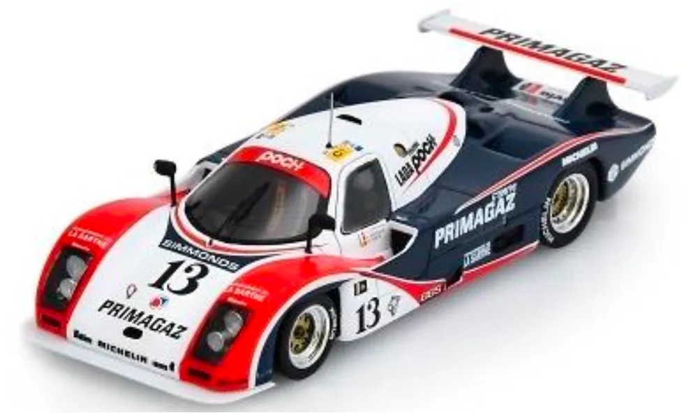 [予約] スパーク 1/43 クーガー C20 No.13 ルマン 1988 P.-H.ラファネル / M.フェルテ　S9506