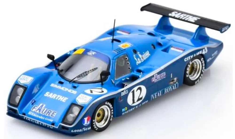 [予約] スパーク 1/43 クーガー C22 No.12 ルマン 1989 B.サンタル / P.ゴナン / B.ド・ドライバー S9509