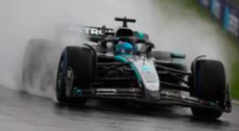 [予約] スパーク 1/64 メルセデス AMG W16 No.63 オーストラリア GP 2025 G.ラッセル 3rd.　Y420