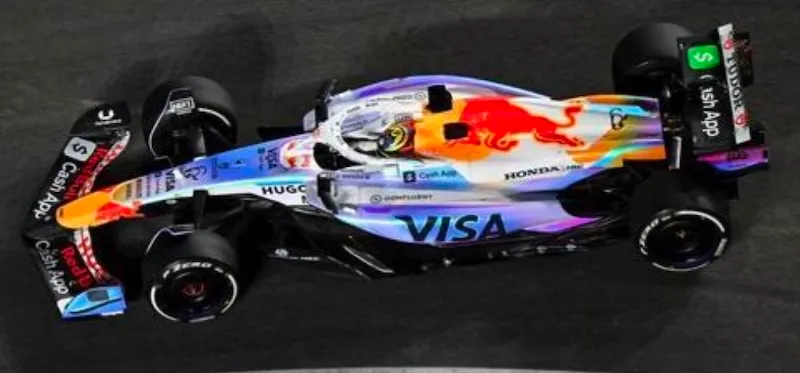 [予約] スパーク 1/43 レーシング・ブルズ VCARB 02 No.6 ビザ・キャッシュアップF1チーム 2025 ラスベガスGP 6位 アイザック・ハジャー　S9671