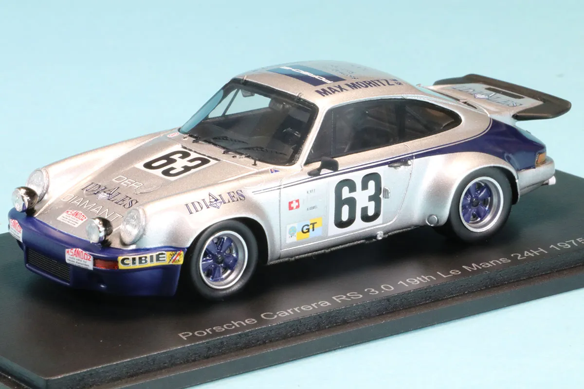 スパーク 1/43 ポルシェ カレラ RS 3.0 No.63 19位 ルマン 1975 J.-C.ベーリング / K.ウッツ / H.ゲーデル　S9806