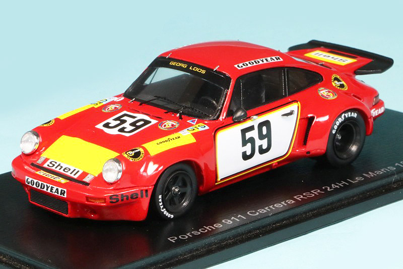 スパーク 1/43 ポルシェ 911 カレラ RSR ルマン 24h 1975 No.59　S9974