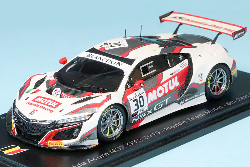 スパーク 1/43 ホンダ アキュラ NSX GT3 スパ 24h 2019 6th No.30　SB255