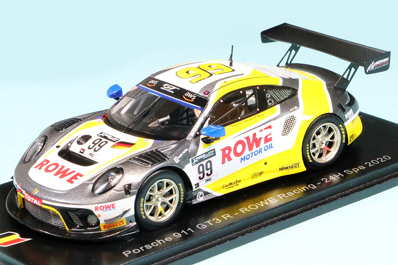 スパーク 1/43 ポルシェ 911 GT3 R スパ 24h 2020 No.99 SB392