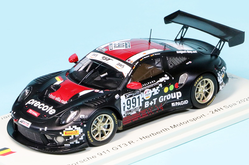 スパーク 1/43 ポルシェ 911 GT3 R スパ 24h 2020 No.991 SB395