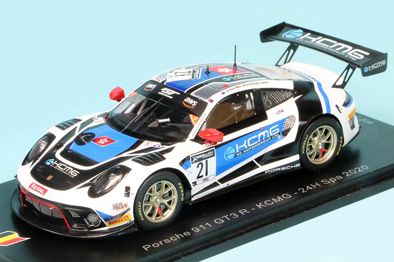 スパーク 1/43 ポルシェ 911 GT3 R スパ 24h 2020 No.21 SB401