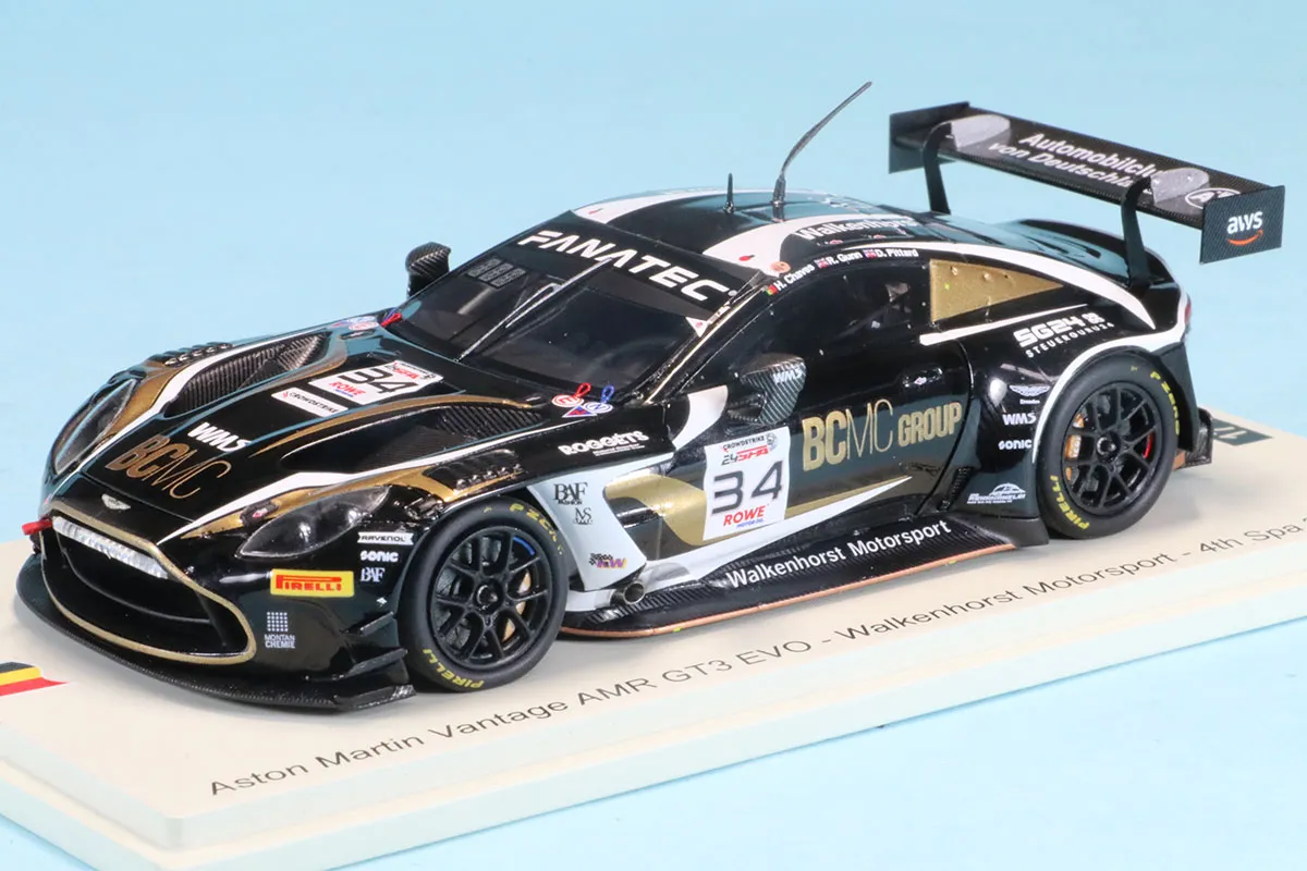 スパーク 1/43 アストンマーチン ヴァンテージ AMR GT3 EVO No.34 Walkenhorst Motorsport 4th スパ 24h 2024　SB781