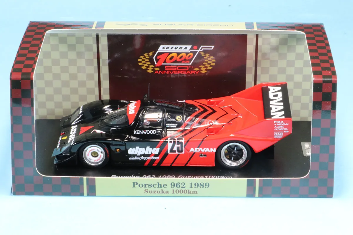 鈴鹿サーキット特注スパーク 1/43 ポルシェ 962 ADVAN 鈴鹿 1000km 1989 No.25 ウィナー　SCS266