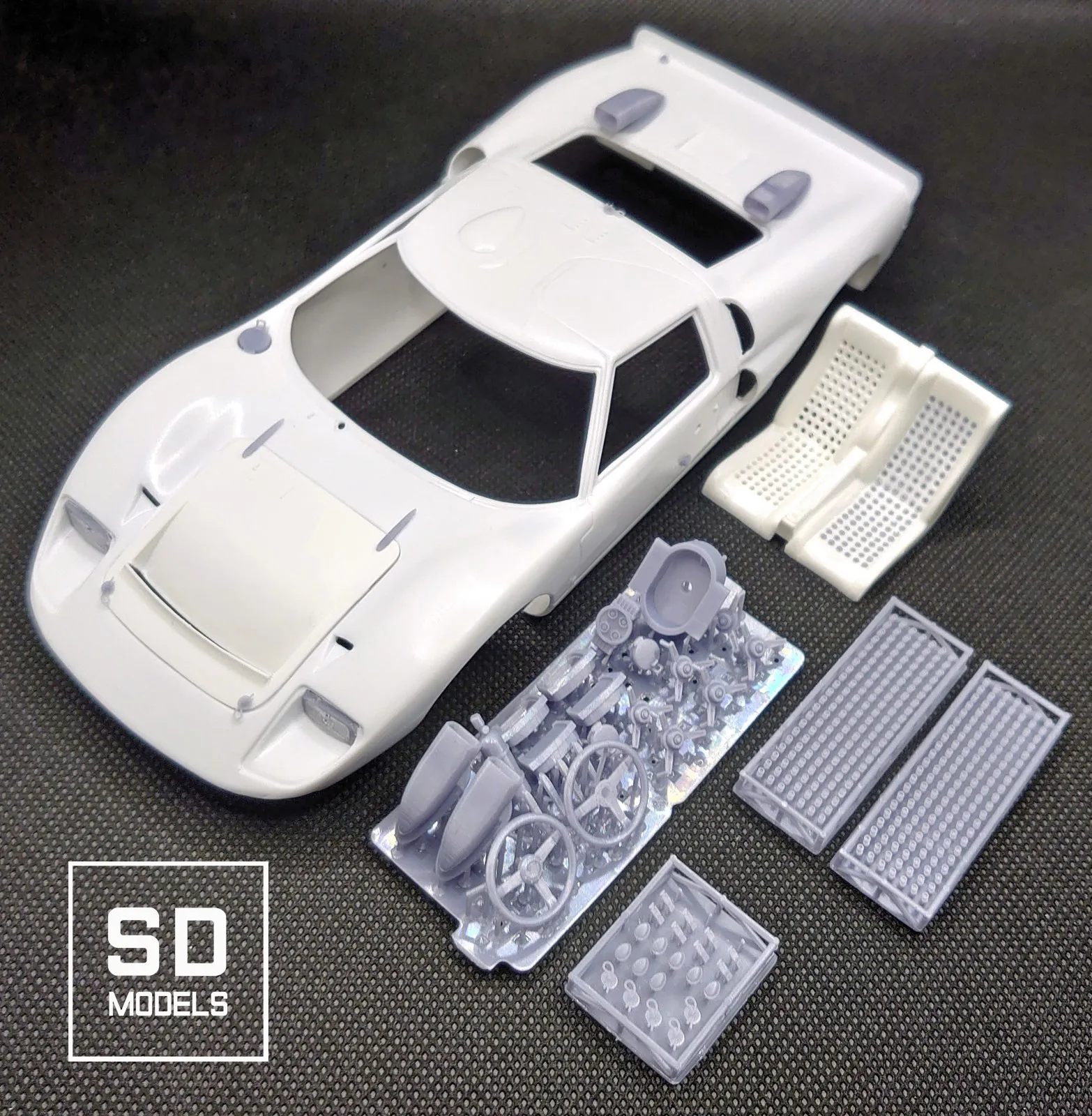 予約] SD MODELS 1/24 3Dプリントパーツ フォード GT40 MK.2 追加