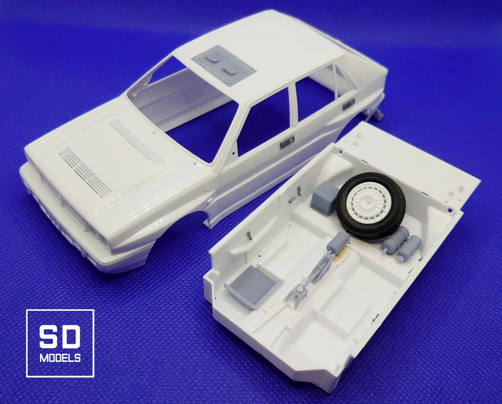 [予約] SD MODELS 1/24 3Dプリントパーツ  ランチア デルタ 16V 1989-1990 追加パーツセット ハセガワ対応　SD-L02