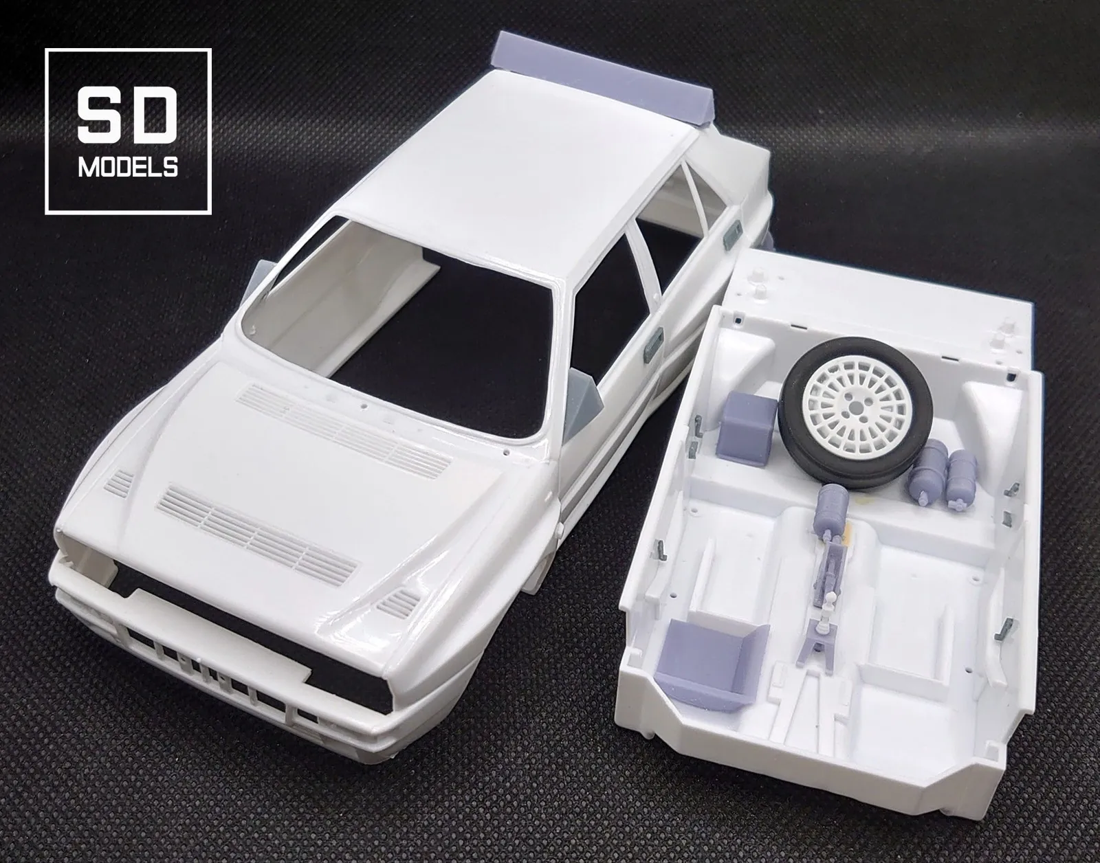 [予約] SD MODELS 1/24 3Dプリントパーツ  ランチア スーパー デルタ 追加パーツセット ハセガワ対応　SD-L03