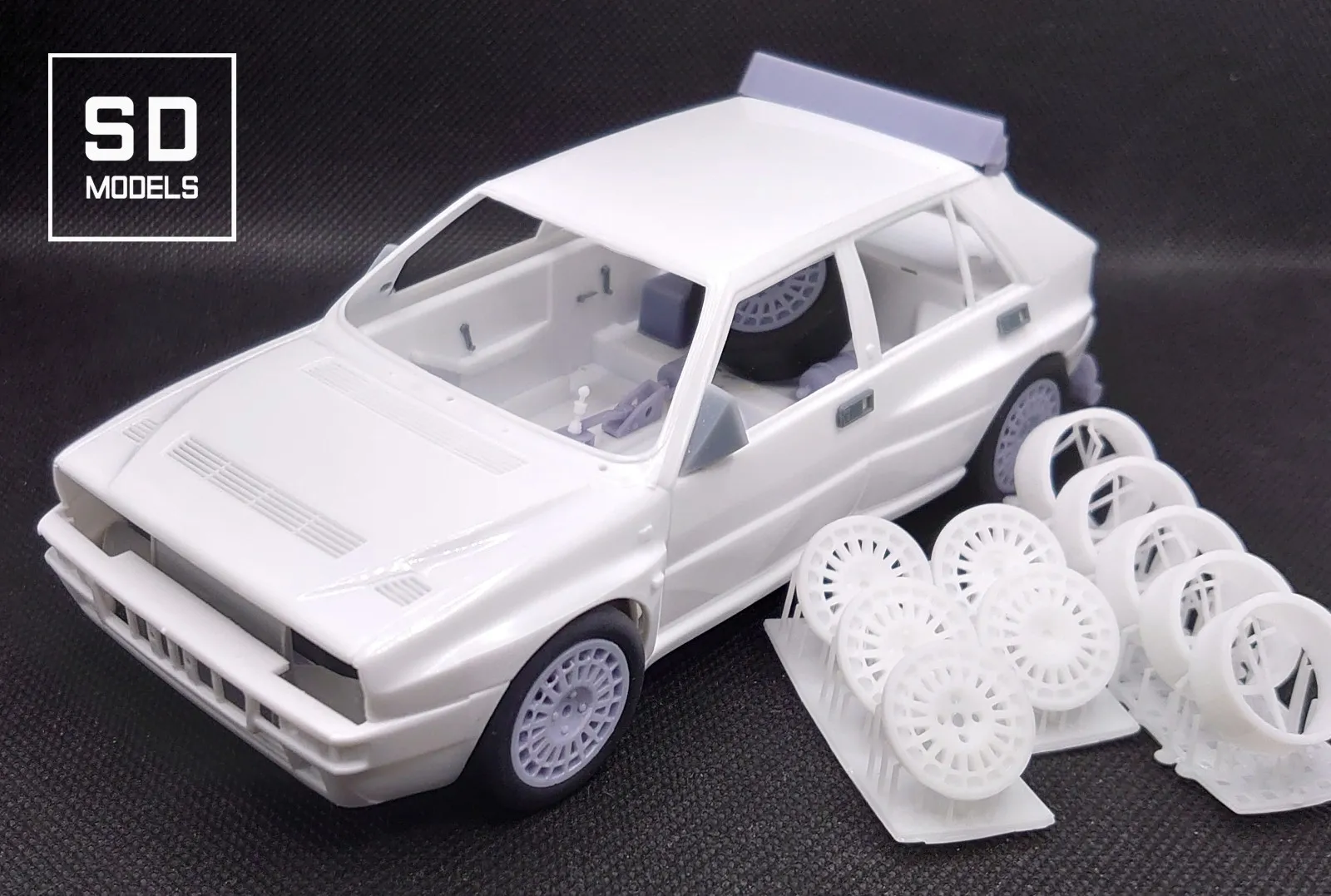 [予約] SD MODELS 1/24 3Dプリントパーツ  ランチア スーパー デルタ ターマック仕様 追加パーツセット ハセガワ対応　SD-L03_1