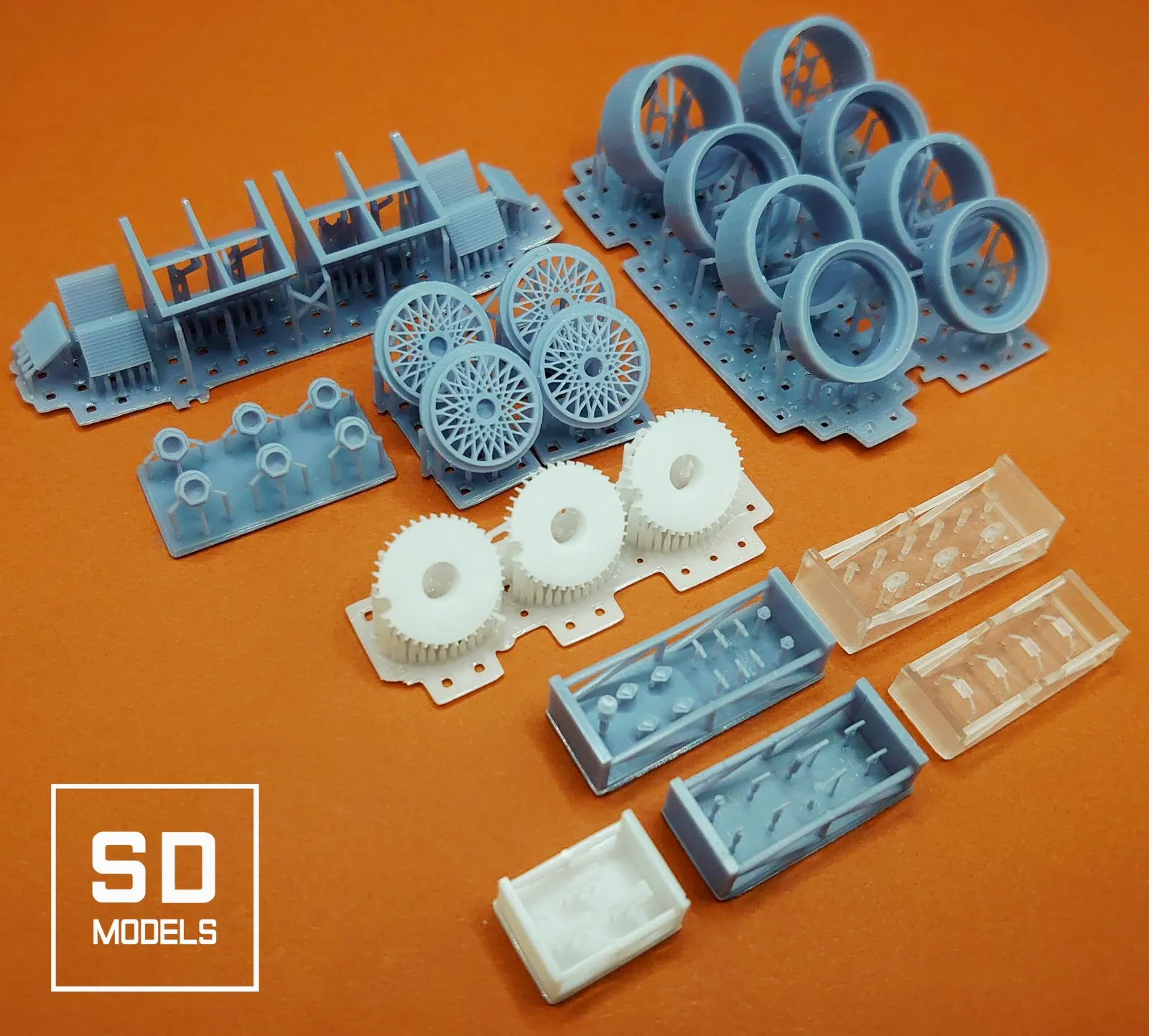 [予約] SD MODELS 1/24 3Dプリントパーツ  ポルシェ 956 プライベーター 追加パーツセット タミヤ対応　SD-P02