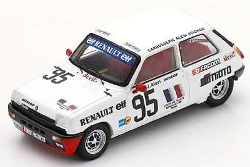 予約] スパーク 1/43 ルノー 5 アルピーヌ ターボ マニクール 1983 No