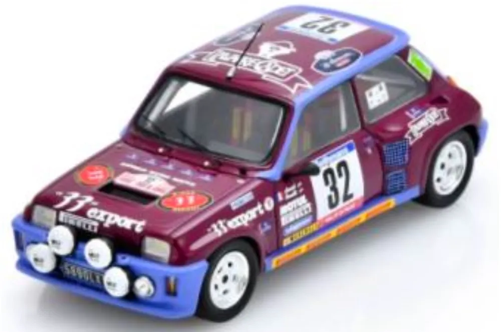 [予約] スパーク 1/43 ルノー 5 ターボ No.32 ツール・ド・コルス 1984 D.オリオール / B.オッチェリ SF348